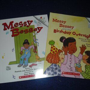 Messy Bessey + Messy Bessey and the birthday overnight 1999 by Pat McKissack New